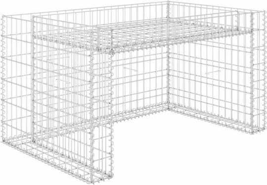 vidaXL Lawn Mower Shelter with Flower Bed Position 110x80x60 Mower Shed 145655