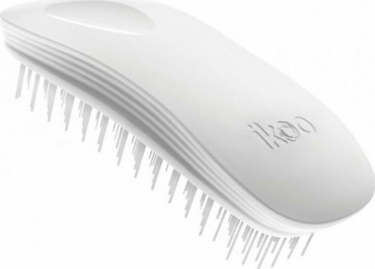 Ikoo Klassische Weiße Pocket Haarbürste