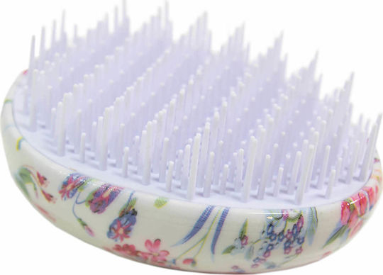 The Vintage Cosmetic Company Perie Floral Pentru Descurcarea Părului Perie De Păr