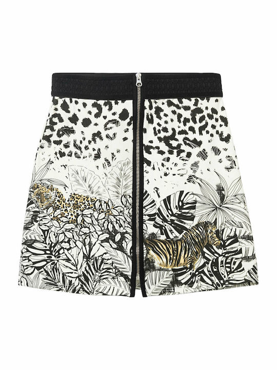 Touche High-waisted Mini Skirt Multicolored