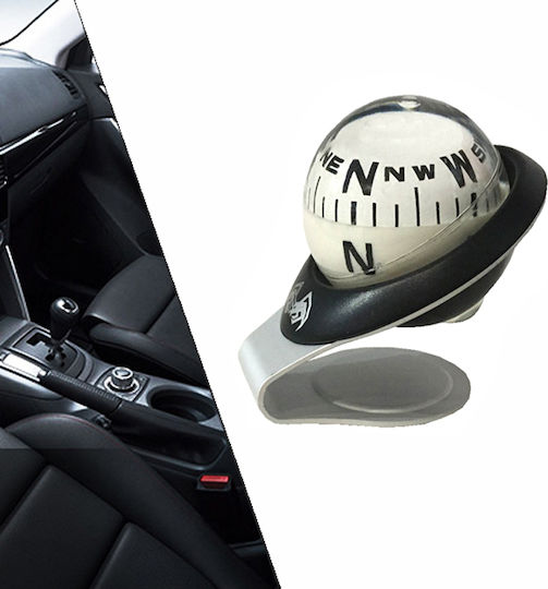 Auto Gs Exspider Αναλογικό Όργανο Πυξίδα Αυτοκινήτου Μικρή για τοποθέτηση στον Αεραγωγό