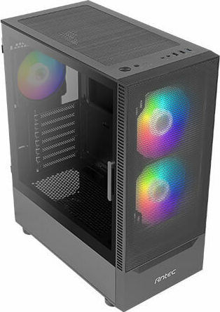 Antec NX410 Gaming Midi Tower Computer Case with Window Panel Black