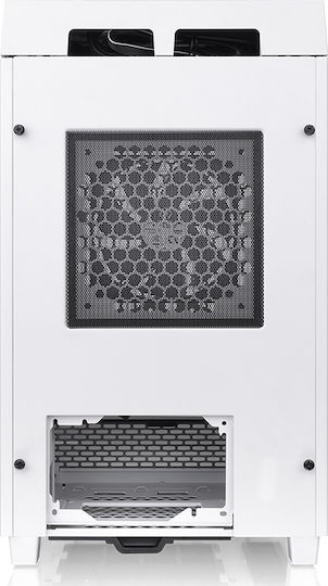 Thermaltake The Tower 100 Gaming Mini Tower Κουτί Υπολογιστή με Πλαϊνό Παράθυρο Snow