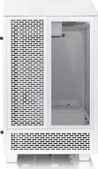 Thermaltake The Tower 100 Gaming Mini Tower Κουτί Υπολογιστή με Πλαϊνό Παράθυρο Snow
