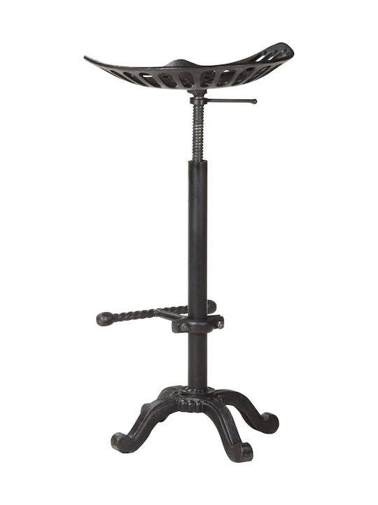 Табуретка Бар За външна употреба Black Cast Iron 1бр 43x32x65см