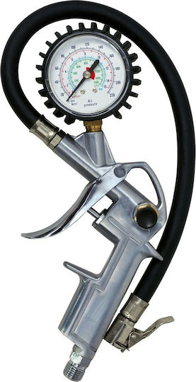 Inter Air Pressure Gauge with Tyre Inflator Pistol 15bar DG-10Y