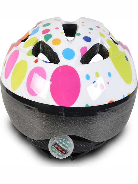 Byox Y03 Kids' Helmet for City Bike Multicolour with LED Light