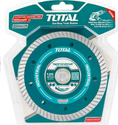 Total Διαμαντόδισκος Universal Υγράς Κοπής Disc de tăiere Materiale de construcție 125mm 1buc