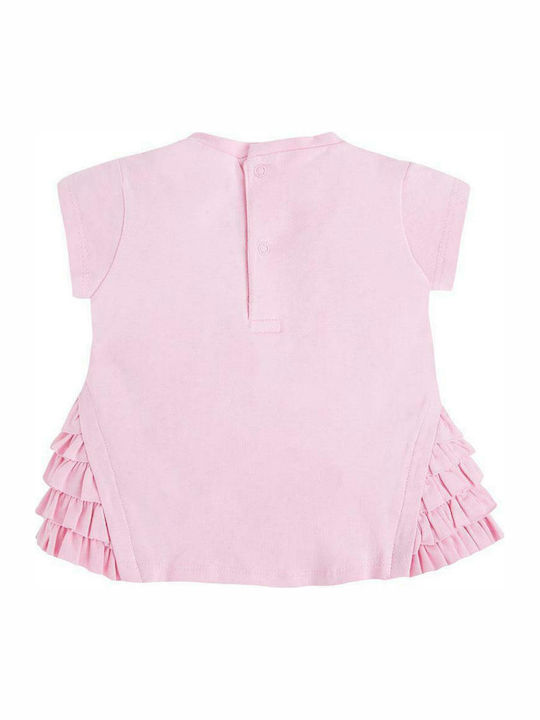 Mayoral Kids Blouse Short Sleeve Pink