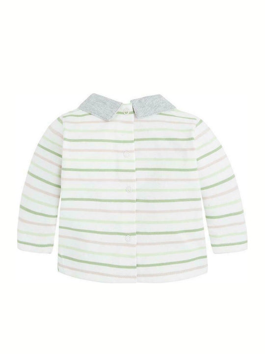 Mayoral Kids Polo Long Sleeve White