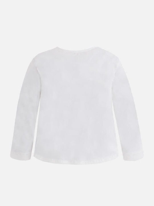 Mayoral Kids Blouse Long Sleeve White