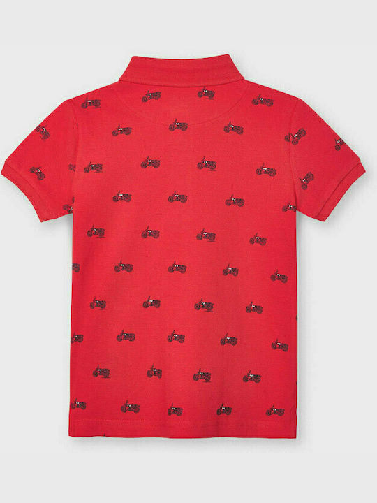 Mayoral Kids Polo Short Sleeve Red