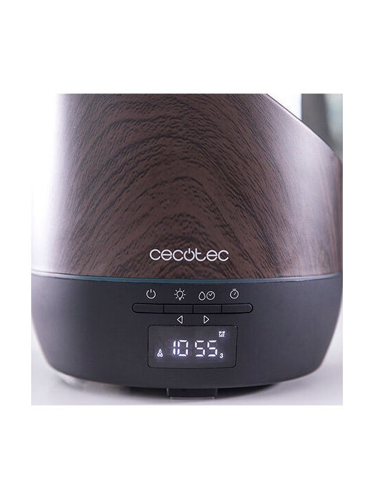 Cecotec Led Συσκευή Αρωματοθεραπείας Pure Aroma 500 Smart με Χρονοδιακόπτη Καφέ 500ml CEC-05641