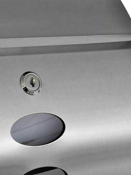 vidaXL Außenbereich Briefkasten Inox in Silber Farbe 30x12x40cm