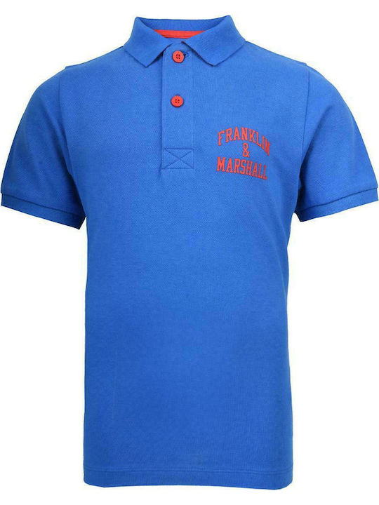 Franklin & Marshall Kids Polo Short Sleeve Blue