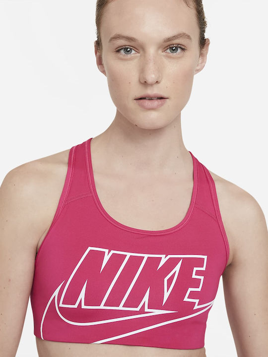 Swoosh Futura Γυναικείο Αθλητικό Μπουστάκι Φούξια