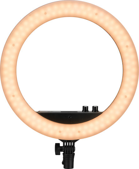 Nanlite Halo 14 Ring Led Ring Light 14cm 2700 - 6500K with Desktop Stand and Mobile Phone Holder