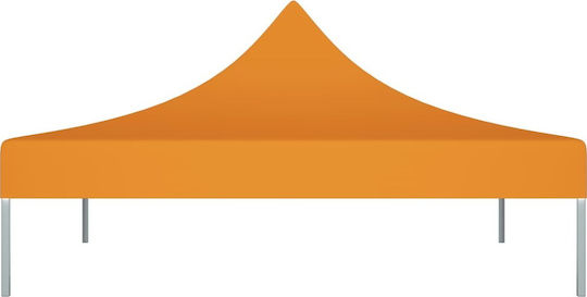 vidaXL Square Cover for Kiosk Orange with PVC Coating 3x3m 270gr/m²