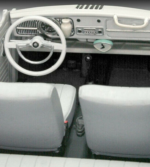 Revell Volkswagen VW Beetle Limousine 1968 Modeling Figure Car Gray in Scale 1:24 with Glue and Paints 708.3cm.