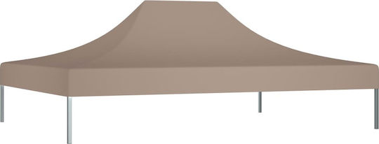 vidaXL Cover for Kiosk Brown 3x4m 270gr/m²