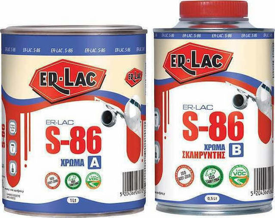 ER-LAC S-86 Χρώμα Λευκό Γυαλιστερό 1.5lt