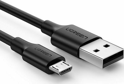 Ugreen US289 Regulär USB 2.0 auf Micro-USB-Kabel Schwarz 1.5m (60137) 1Stück