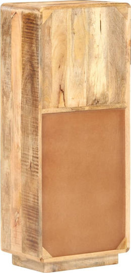 Cabinet Storage Solid Wood Natural L45xW32xH110cm