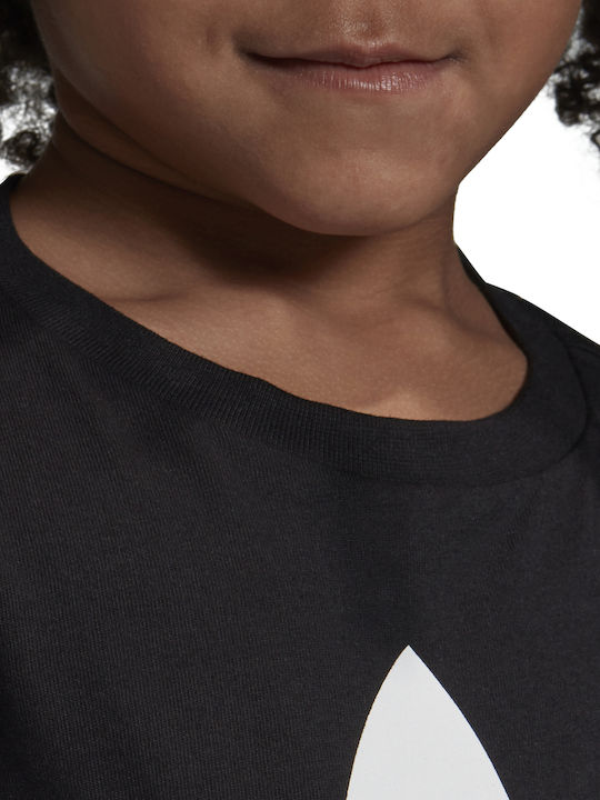 Kinder-T-Shirt Schwarz Originals TREFOIL