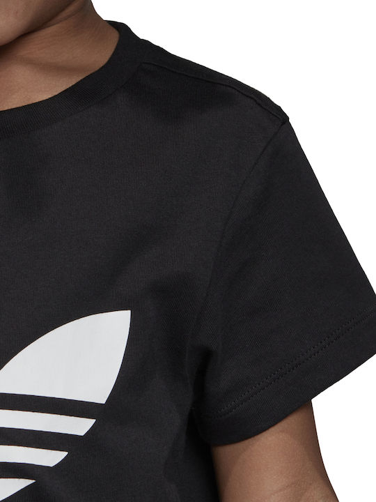 Kinder-T-Shirt Schwarz Originals TREFOIL