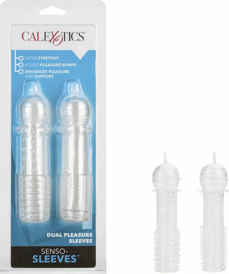 Calexotics Senso Sleeves Προέκταση Πέους Διάφανη 12.7cm