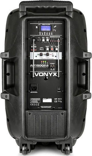Vonyx Ηχείο Karaoke με Ασύρματα Μικρόφωνα AP1500PA UHF Microphone 170.338 Μαύρο
