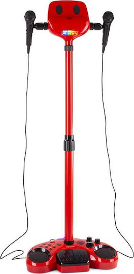 Fenton Ηχείο Karaoke με Ενσύρματα Μικρόφωνα KSM15 Stage Set 130.162 Κόκκινο