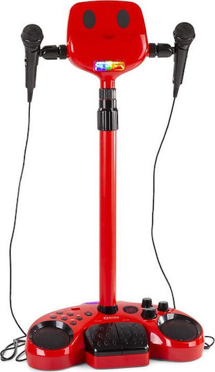 Fenton Ηχείο Karaoke με Ενσύρματα Μικρόφωνα KSM15 Stage Set 130.162 Κόκκινο