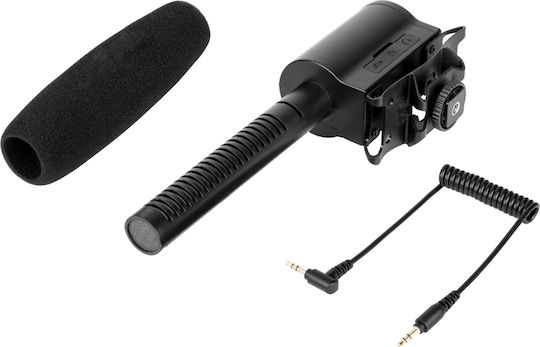 Boya BY-DMR7 Condenser (Small Diaphragm) Microphone Shock Mounted for Camera in White Color