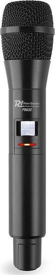 Power Dynamics PD632H Set Drahtlos Δυναμικό Mikrofon Handgemacht für Gesang