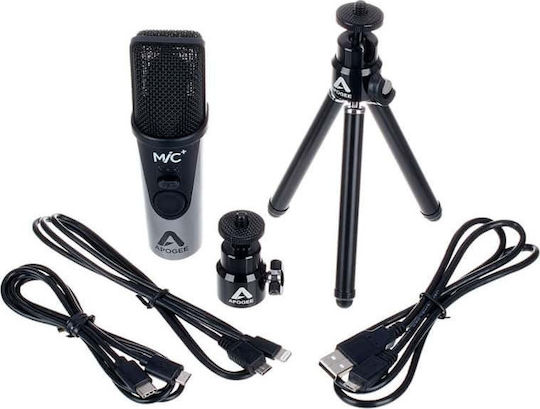 Apogee MiC Plus Πυκνωτικό Μικρόφωνο Επιτραπέζιο για Φωνητικά
