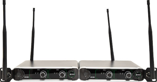 Chord SU20 Dual UHF Handheld Set Σετ Ασύρματο Δυναμικό Μικρόφωνο Χειρός για Φωνητικά