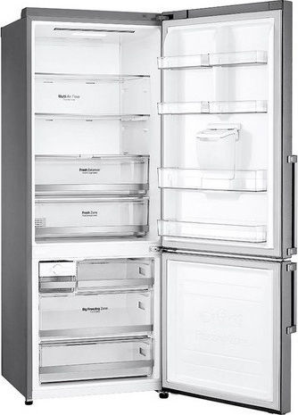 LG Ψυγειοκαταψύκτης 461lt Total NoFrost Υ185xΠ70.5xΒ74εκ. Inox GBF567PZCMB