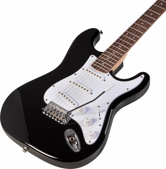Soundsation Rider Standard S Ηλεκτρική Κιθάρα ST Style με SSS Διάταξη Μαγνητών Black