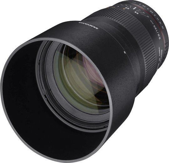 Samyang Full Frame Camera Lens 135mm f/2 ED UMC Telephoto for Canon EF Mount Black