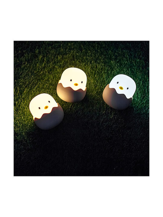 Josef Niermann Led Kids Decorative Lamp Eggy Egg Beige 11.8x10.4x10.4εκ.