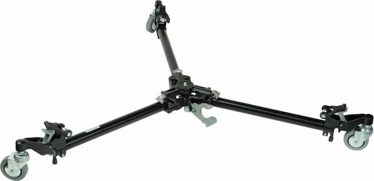 Manfrotto Automatischer Faltbarer Dolly - Schwarze Basis Dreibeinstativ - Dolly