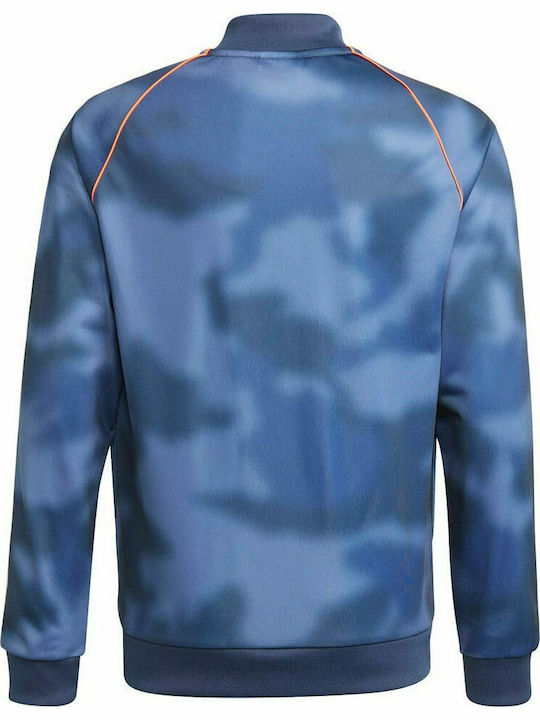 Sportlich Kinderstrickjacke Blau originals