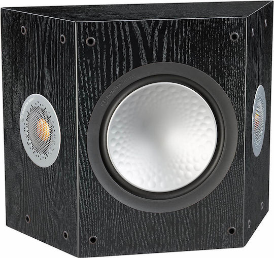 Silver FX Pair of Hi-Fi Speakers Wall Mounted 85W 2 No of Drivers W32.2xD14.7xH25cm. Black