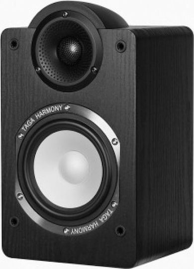 Taga Harmony Platinum S-90 SL Ζεύγος Ηχείων Hi-Fi Βιβλιοθήκης 90W 2 Δρόμων Π17xΒ15xΥ26εκ. Μαύρο