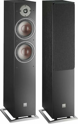 Dali Oberon 7 Paar Hi-Fi Lautsprecher Boden 180W 2 Anzahl von Fahrern B20xT34xH101.5cm. Schwarz