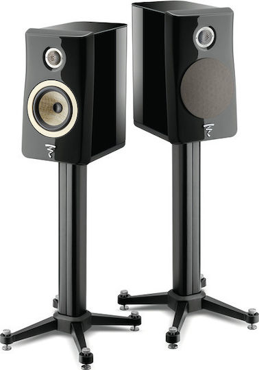 Focal Kanta Νο1 FOAEFBKN1B0B800 Paar Hi-Fi Lautsprecher Buch selbst 150W 2 Anzahl von Fahrern B36.5xT51xH61cm. Schwarz