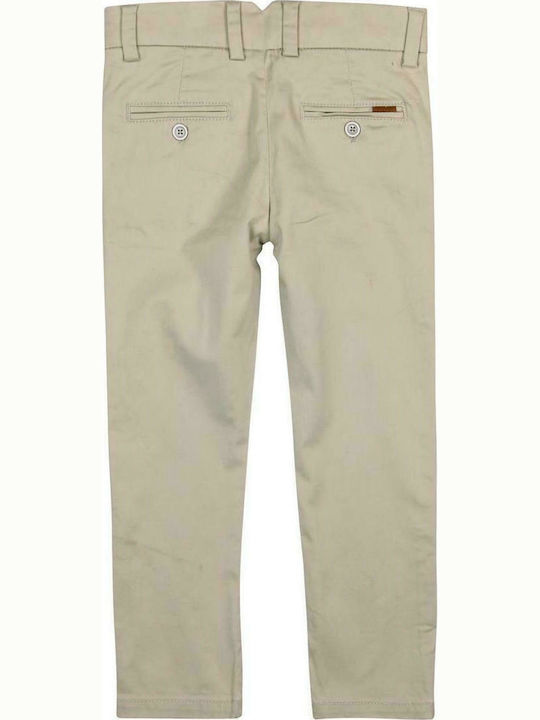 Boboli Kids Fabric Trousers Beige