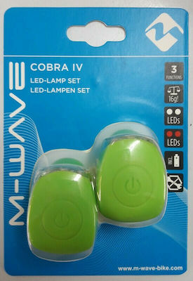 M-Wave Cobra IV Set with Bicycle Light Πράσινα