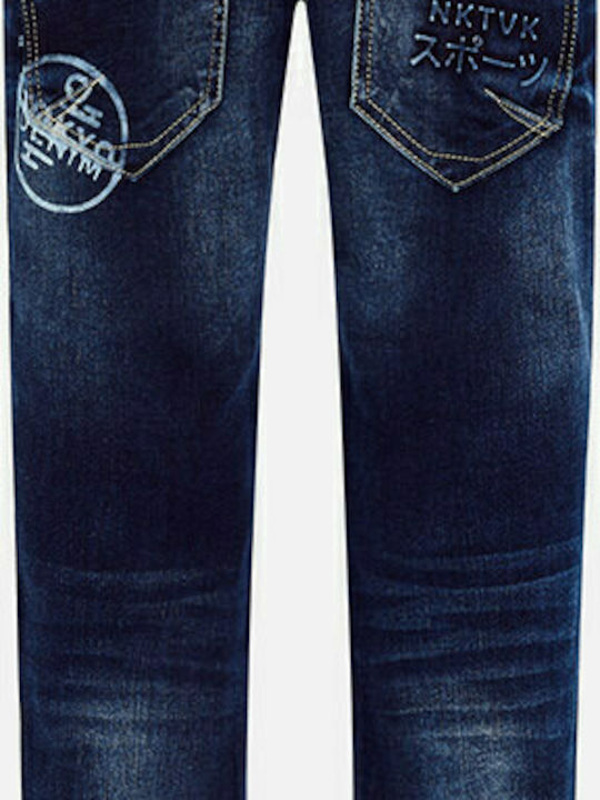 Mayoral Kids Denim Trousers Blue